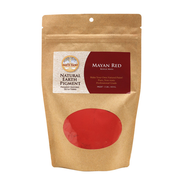 Earth & Mineral Pigments - Mayan Red  - 1 lb.