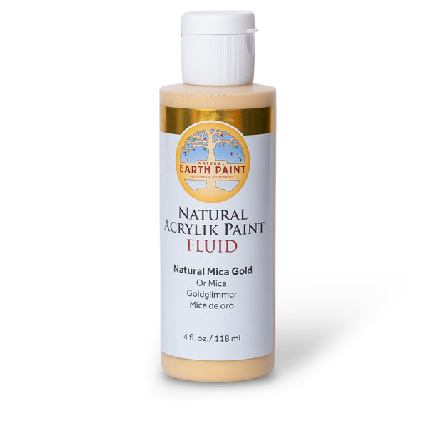 Natural Fluid Acrylik - 4 oz - Gold Mica