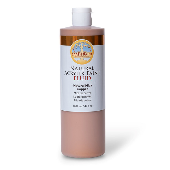 Natural Fluid Acrylik - 16 oz - Copper Mica