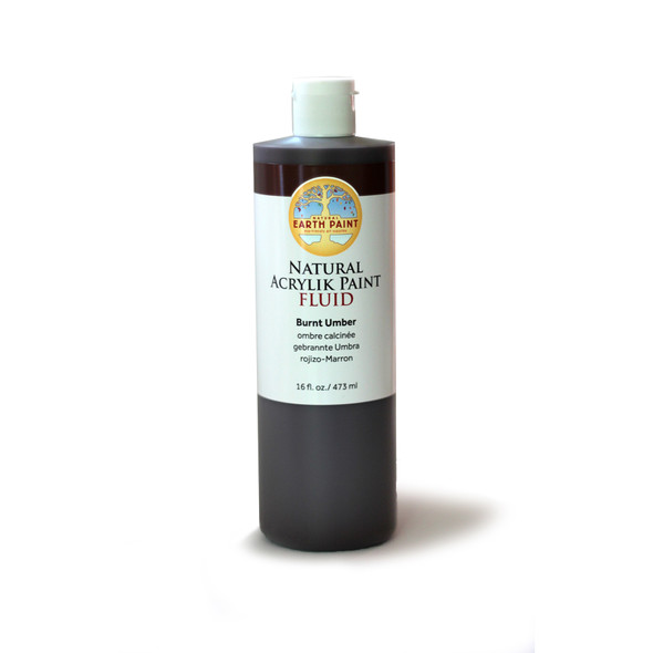 Natural Fluid Acrylik - 16 oz - Burnt Umber
