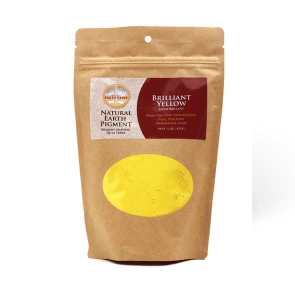Earth & Mineral Pigments - Brilliant Yellow  - 1 lb.