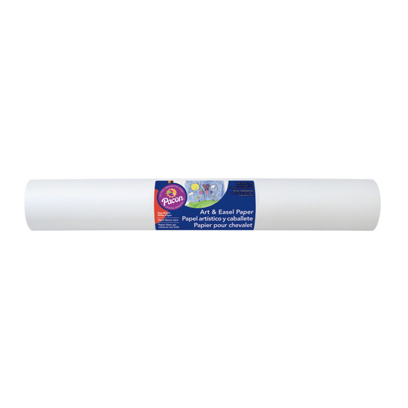 Art & Easel Roll, White, 18" x 50', 1 Roll
