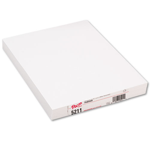 Heavyweight Tagboard, White, 9" x 12", 100 Sheets