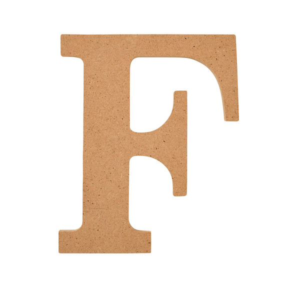 MDF Letter, F, 5 Inch