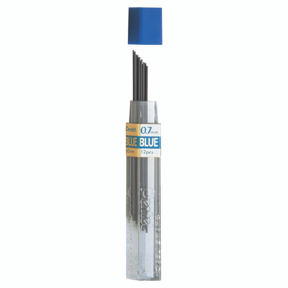 Refill Lead Blue (0.7mm) Medium, 12 Pieces