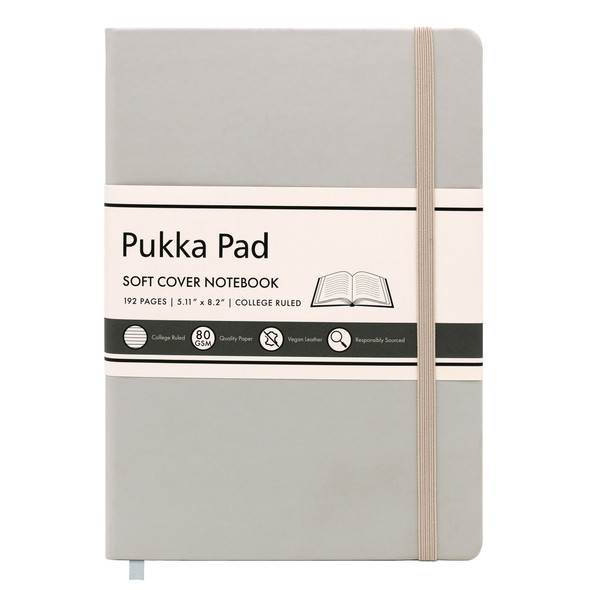 Pukka Soft Cover A5 College Ruled - Oatmeal