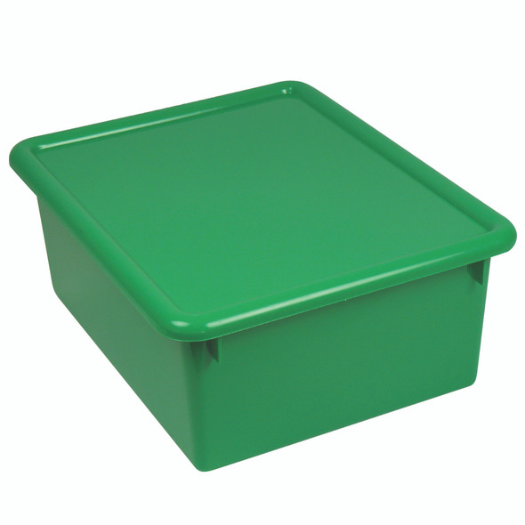 Stowaway 5" Letter Box with Lid, Green