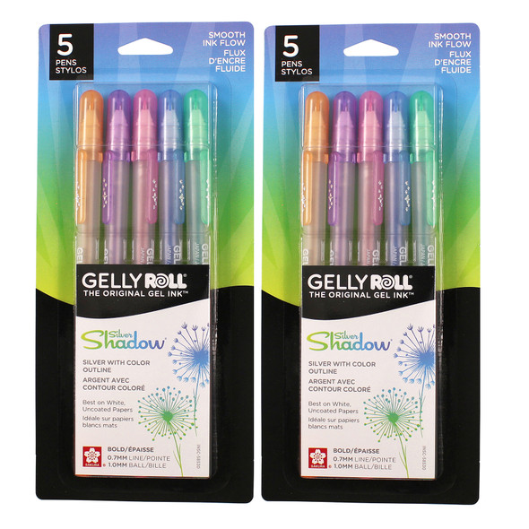 (2 St) 5ct Gelly Roll Asst Silver