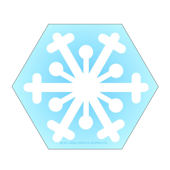 Creative Shapes Notepad, Snowflake, Mini