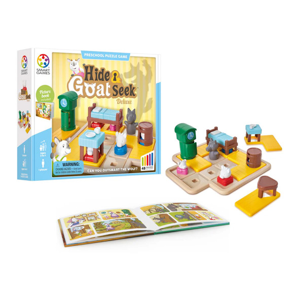 Hide & Goat Seek Deluxe Preschool Puzzle Game