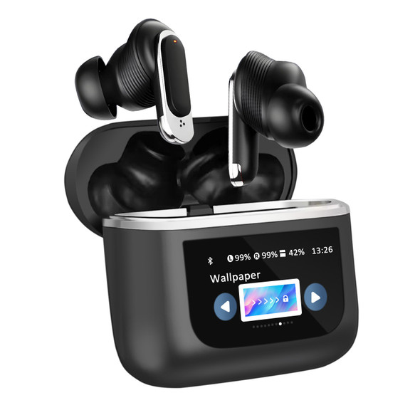 Wireless Earbuds W/lcd Touchscreen