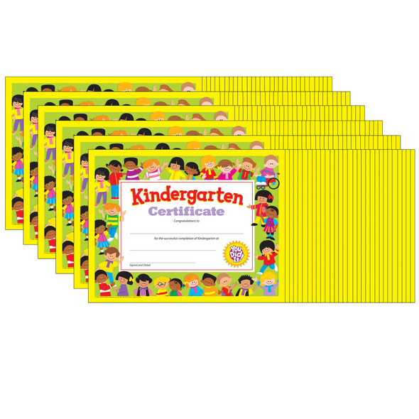 Kindergarten Certificate, 30 Per Pack, 6 Packs - T-17008-6
