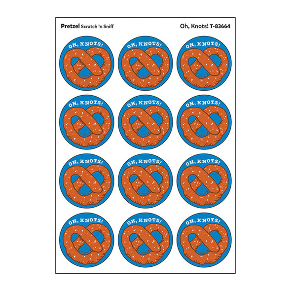 Oh/ Knots!/ Pretzel Scent Stickers, 24 ct.