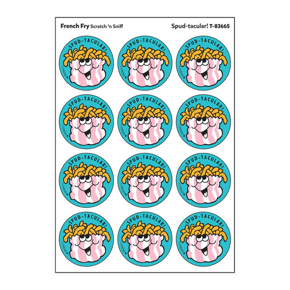 Spud-tacular!/ French Fry Scent Stickers, 24 ct.