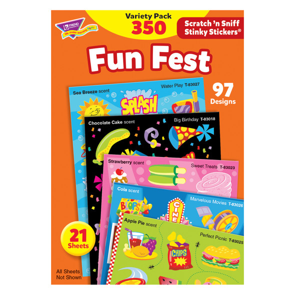 Fun Fest Stinky Stickers Variety Pack