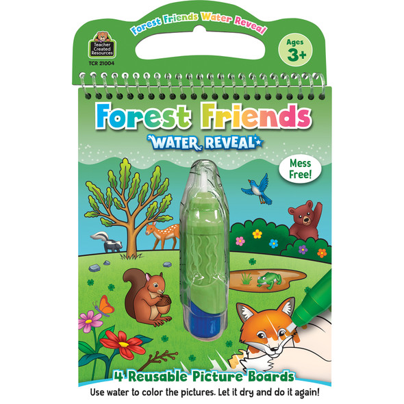 Forest Friends Water Reveal Book, 6 Sets Forest Friends Water Reveal Book, 6 Sets