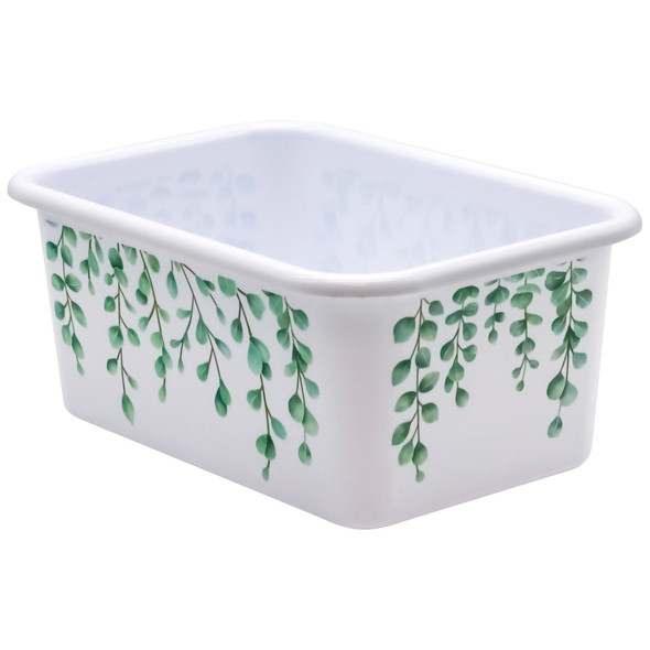 Eucalyptus Small Plastic Storage Bin