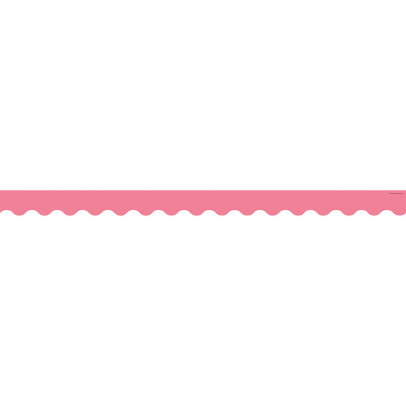 Light Pink Scalloped Border Trim, 35 Feet