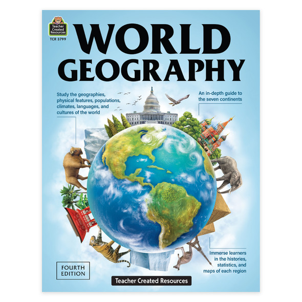 World Geography Workbook, Fourth Edition, Grade 5-8