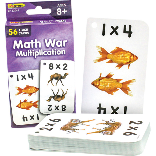 Math War (Multiplication) Flash Cards, 6 Packs Math War (Multiplication) Flash Cards, 6 Packs