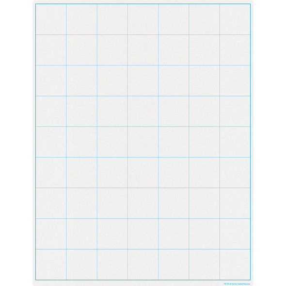 Graphing Grid Large Squares Write-on/Wipe-off Chart