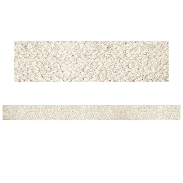 Everyone is Welcome Woven Straight Border Trim, 35 Feet