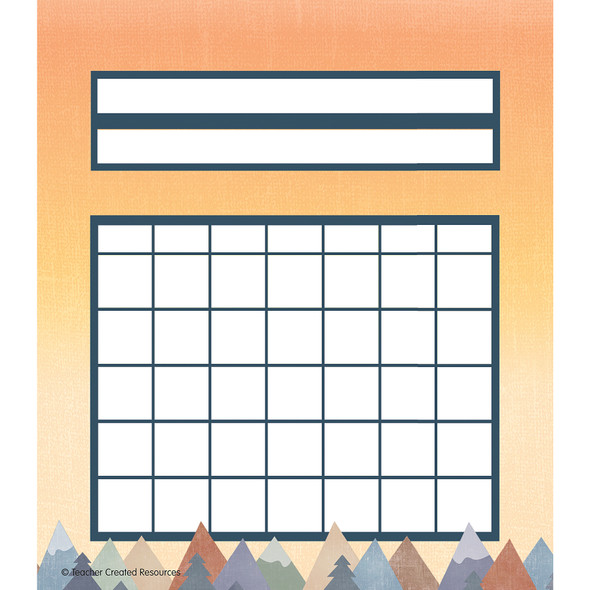 Moving Mountains Incentive Charts, Pack of 36