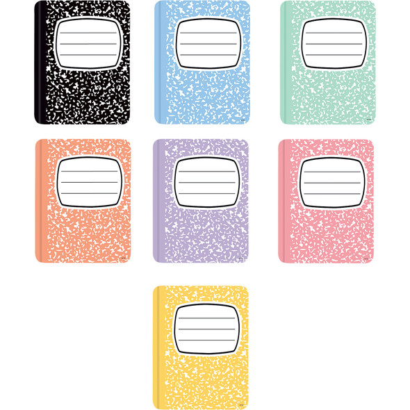 Cool For School Composition Books Accents, Pack of 30