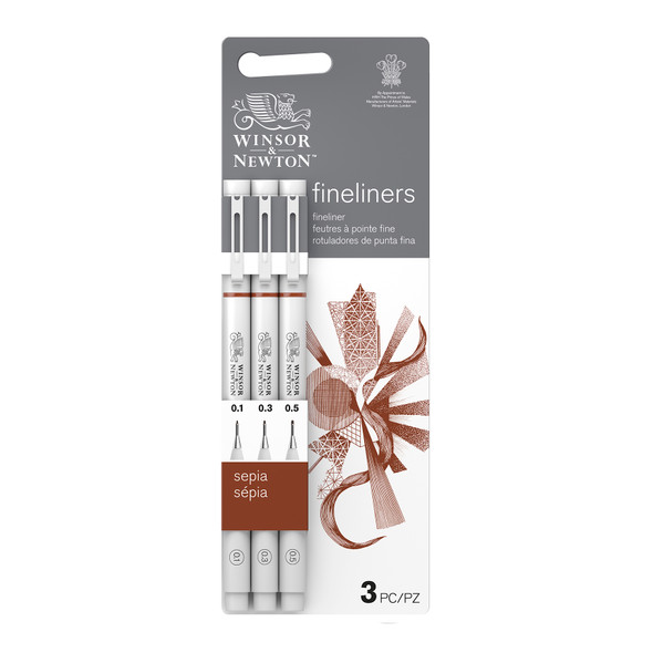 WN FineLiner - Sepia - Set of 3 (Assorted)