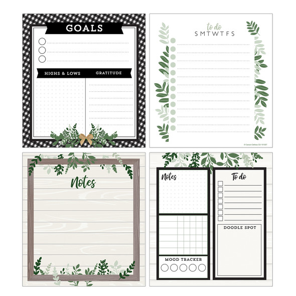 Farmhouse Notepad Set, Set of 4 Farmhouse Notepad Set, Set of 4