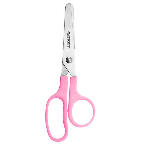 Value Kids Scissors, Blunt, 5", Assorted Colors (No Color Choice)