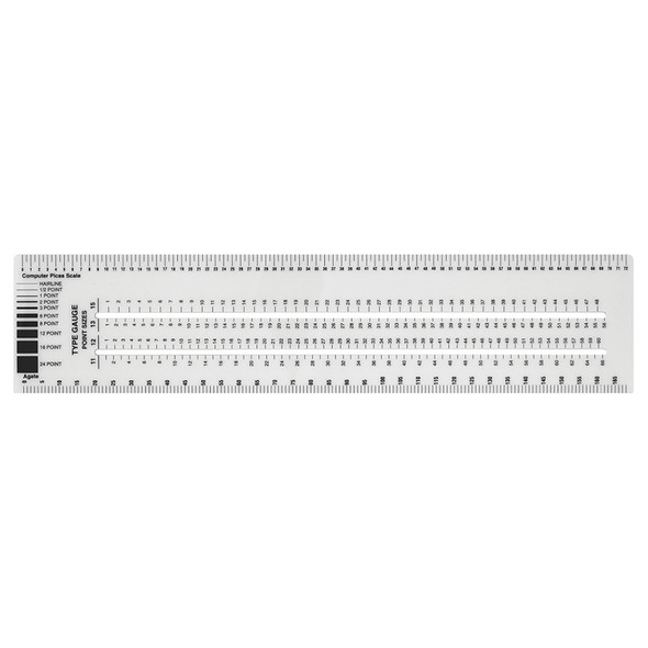 Graphic Arts Ruler, 3" x 12"