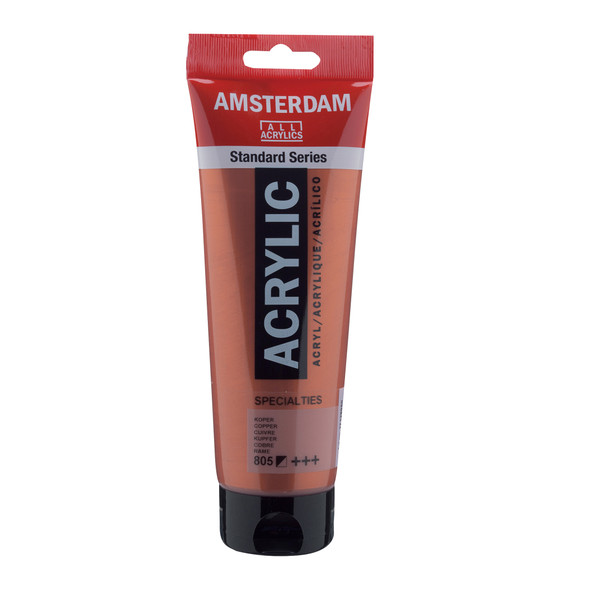 Standard Acrylic Paint Tube, 250 mL, Copper 805