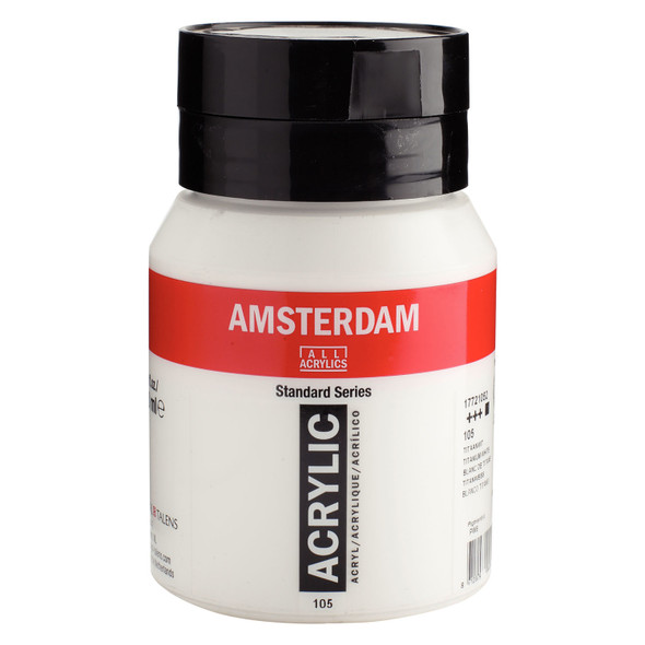 Standard Acrylic Paint, 500ml, Titan White