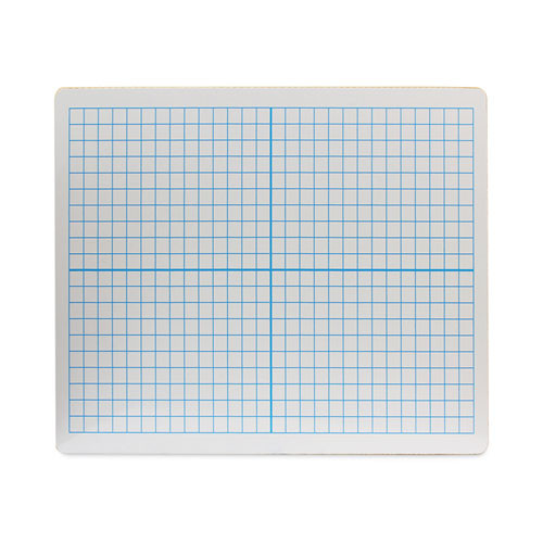 X Y Axis Dry Erase Board, Dual Sided, 9"W x 12"L, Pack of 12