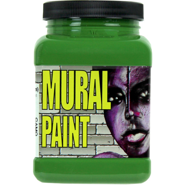 Mural Paint, Pint, Camo (Dark Green)