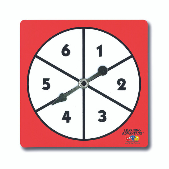 1-6 Number Spinners - Set of 5