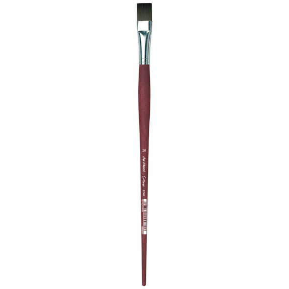 COLLEGE Student Brush, Synthetic, Acrylic & Oil, Flat, Series 8740, Size 20