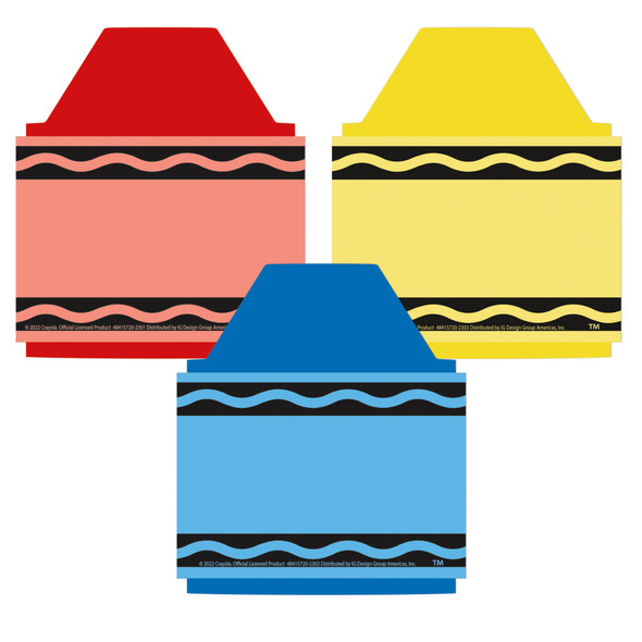 Crayola Crayons Paper Cut-Outs, Pack of 36