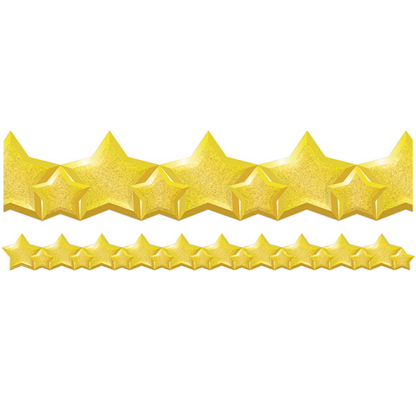 Stars Extra Wide Deco Trim, 37 Feet