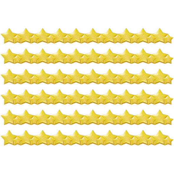 Stars Extra Wide Deco Trim, 37 Feet Per Pack, 6 Packs