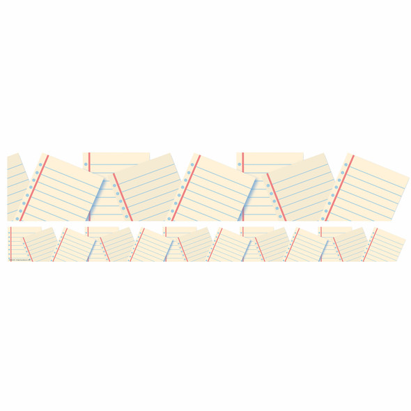Notebook Paper Extra Wide Deco Trim, 37 Feet