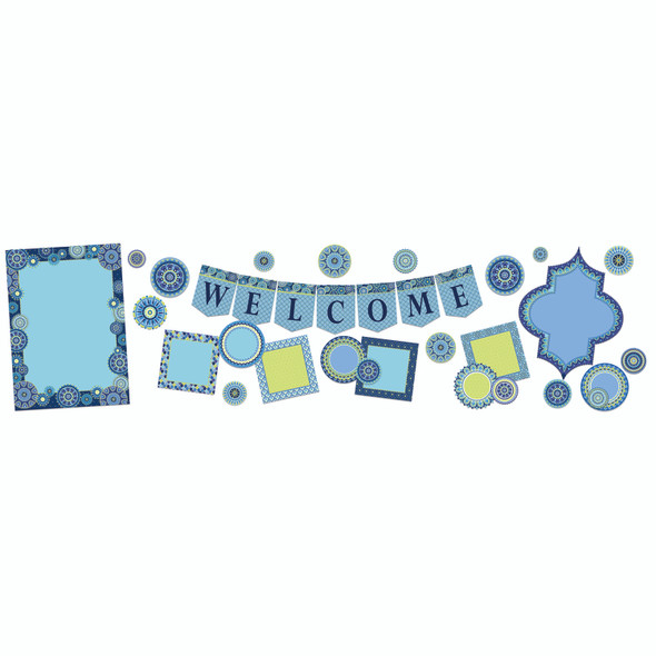 Blue Harmony Welcome Bulletin Board Sets
