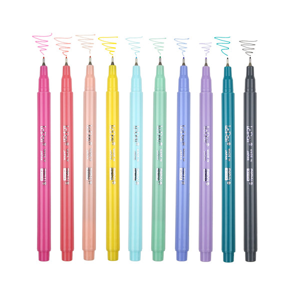 LePen® Micro-Fine Point Pen, Pastel, 10 Colors