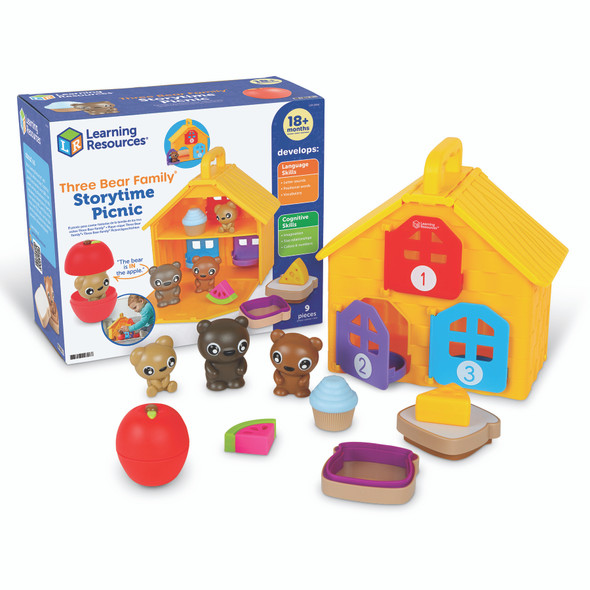 Three Bear Family Storytime Picnic Playset