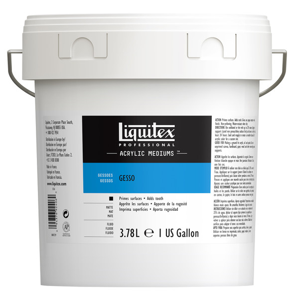 Professional Acrylic Gesso, White, 128 oz (3.78 L)
