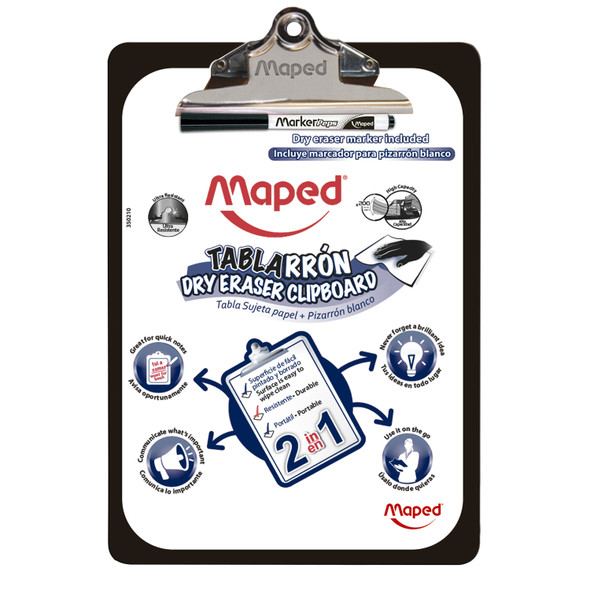 Dry Erase Clipboard & Marker'Peps Dry Erase Fine Tip Marker