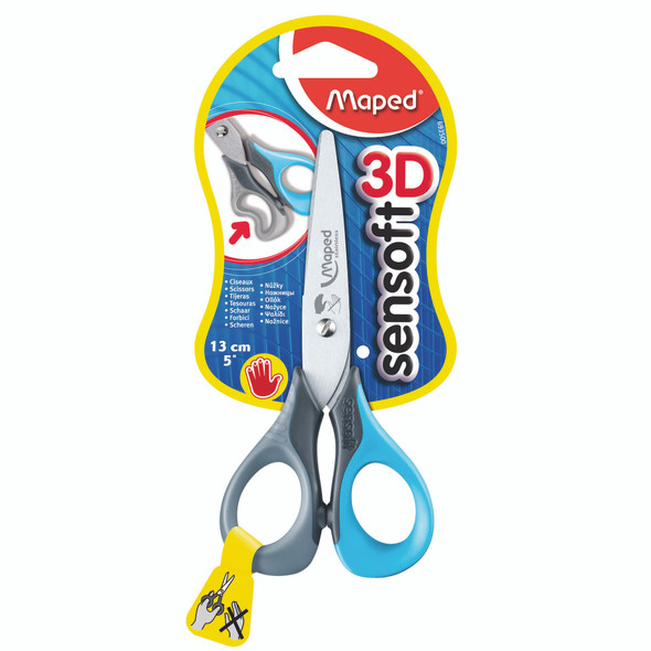 Sensoft Left-Handed 5" Scissors with Flexible Handles
