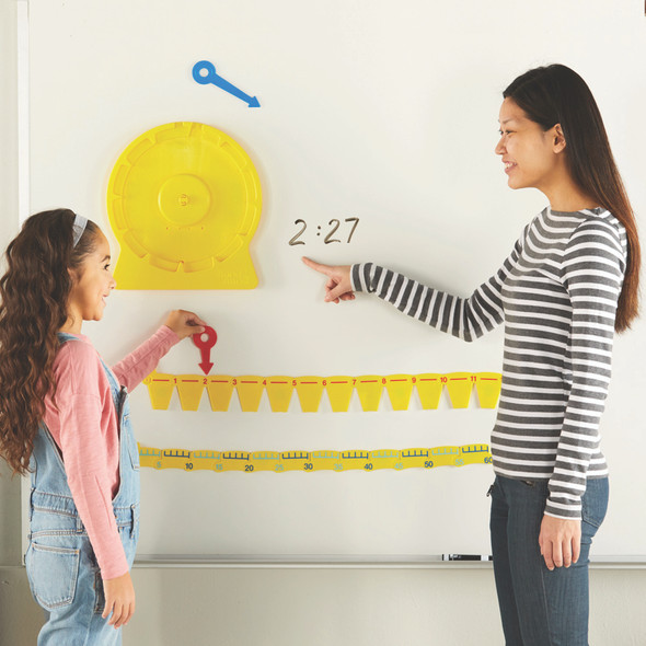 NumberLine Clock™, Magnetic Demonstration Clock NumberLine Clock™, Magnetic Demonstration Clock