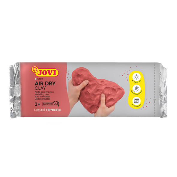 Air Dry Clay, Terracotta, 1.1lb Bar, Pack of 3 Air Dry Clay, Terracotta, 1.1lb Bar, Pack of 3